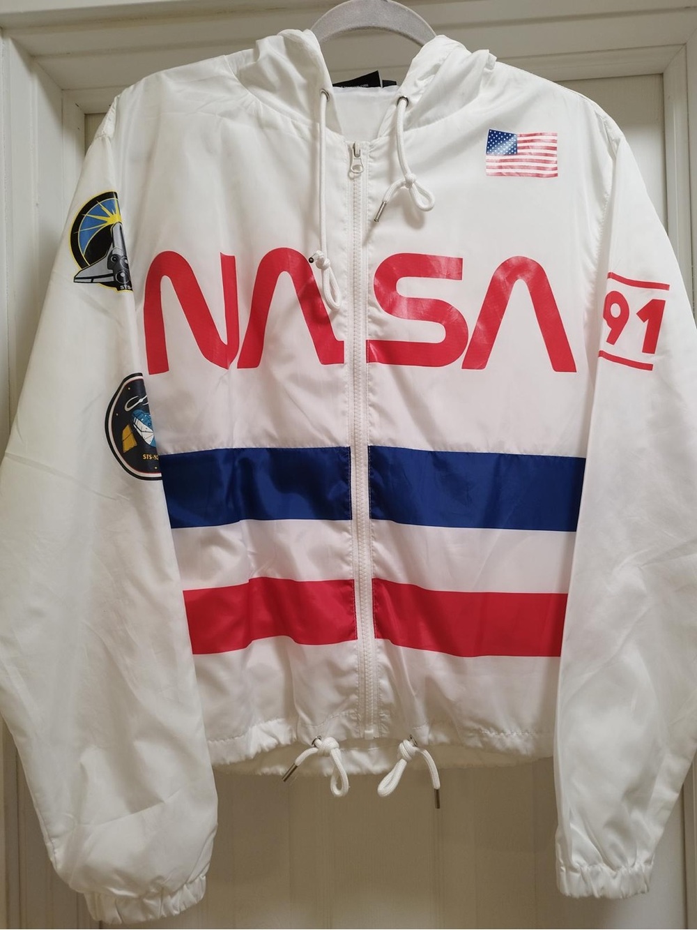 Chemistry NASA Windbreaker Jacket with Hood Size M